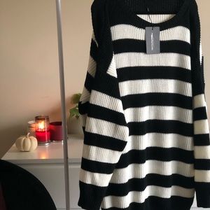 Oversized sweater dress